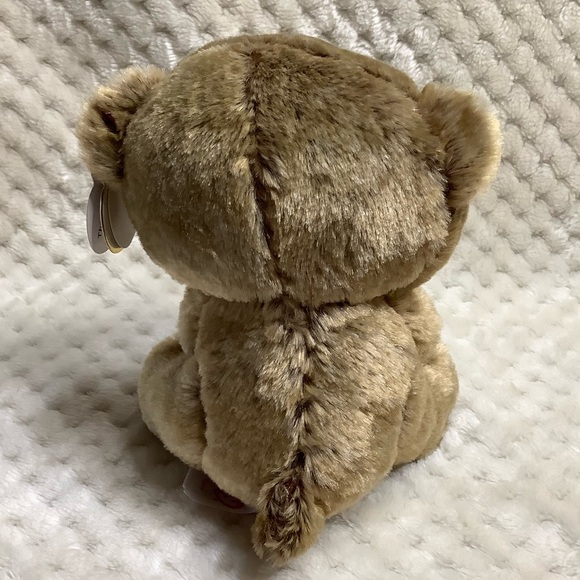 Ty Beanie Boo HENRY Ty Silk 2018 Canadian Exclusive Bear Holding Fish with Tags - Picture 4 of 12